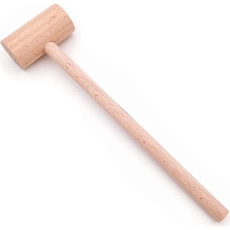 Marteau En Bois - En Hêtre - Pour Écraser La Glace - Outil Barman - 24 Cm - 1 Pièce (1/5)