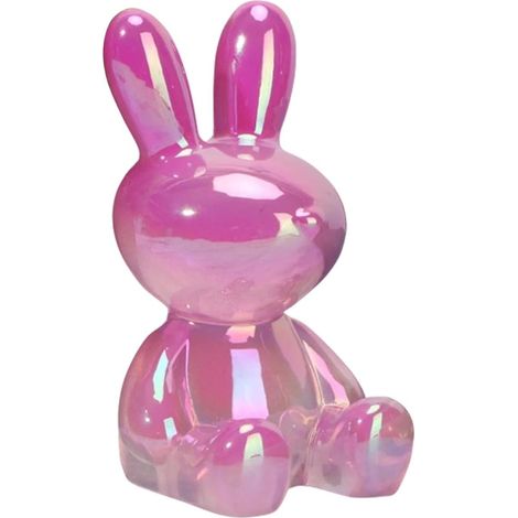 miniature de lapin en résine Décoration de bureau abstraite