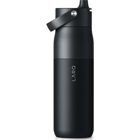 Botella térmica LARQ Swig Top - botella térmica con pajita de 1 litro (negro obsidiana) (1/4)