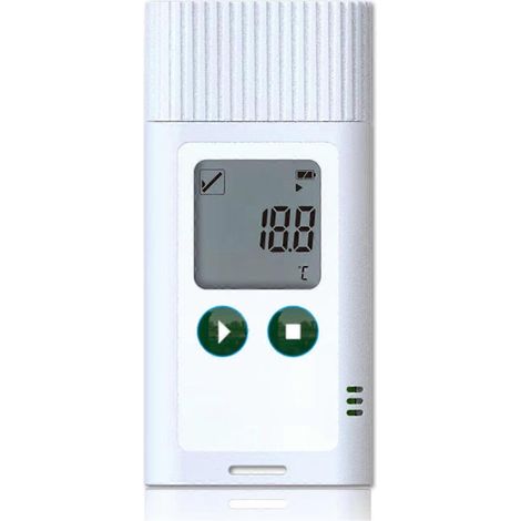 Enregistreur de température USB pour fruits, chaîne du froid - Blanc (1/5)