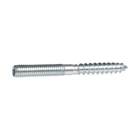 Vis à double filet pour bois et métal, 6 x 60 mm - Vismeuble à filet double pour fixation solide (1/2)