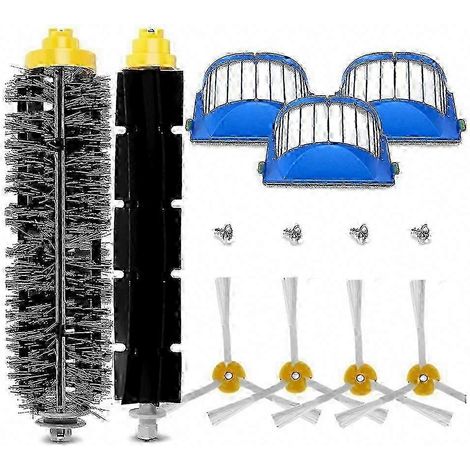 Pièces de rechange pour aspirateur iRobot Roomba 630, 650 et 760 : brosse rotative latérale et filtre HEPA compatibles. (1/5)