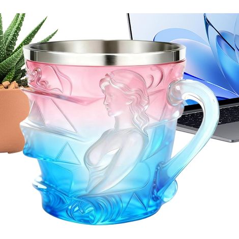 Mug à Café Livre - Mug Tacheté 150cl Design Féminin - 3D en Pile de Livres (1/5)