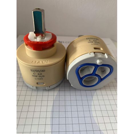 Cartucho de repuesto para el mezclador de diámetro 42 Hydroplast C42  Cartucho