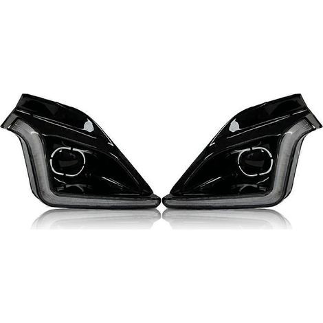 Feux de jour à LED pour Toyota Hilux GR Sport 2023-2026 : feux de jour blancs, clignotants jaunes et accessoires pour feux antibrouillard. (1/5)
