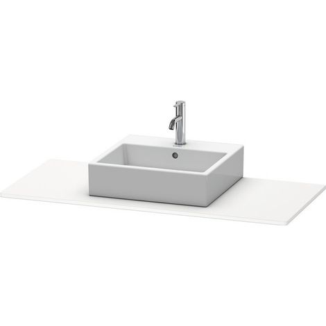 Console Duravit XSQUAREavec découpe 16x800x550mm blanc mat
