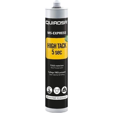 Mastic Polymere Ms Express 5 Sec 600Kg Sechage Rapide Blanc Quiadsa
