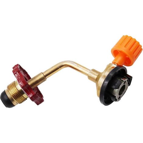 Adaptateur de remplissage de propane pour bouteille de gaz, connecteur de remplissage de gaz haute pression pour barbecue de camping (1/5)