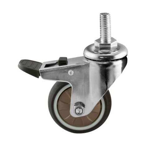 Braunes Gummi-Lenkrad mit Bremse – 40 mm E8X15 20 kg, INTHER. (1/2)