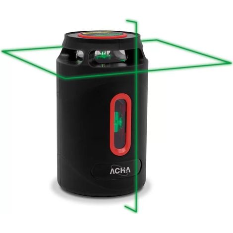 Nivel laser en cruz verde lata 360° 40 m (1/2)