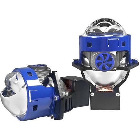 Lot de 2 phares bi-LED de 3 pouces pour voitures et motos (1/5)