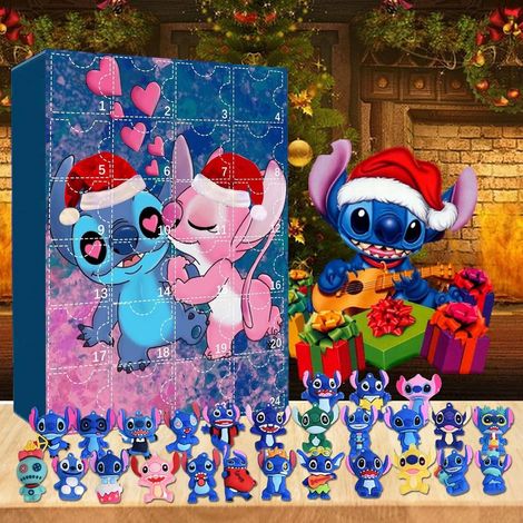 Calendario dell'Avvento di Natale 2024 per bambini e adulti, conto alla rovescia di 24 giorni per Natale, giocattoli dei cartoni animati da 24 pezzi, calendario del conto alla rovescia, simpatici gioc (1/5)