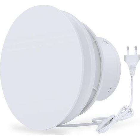 autres – Ventilateur d'extraction 130m³/h 12W – Fonctionnement silencieux – Clapet anti-insectes – Pour salle de bain et serres – IPX4 (1/5)