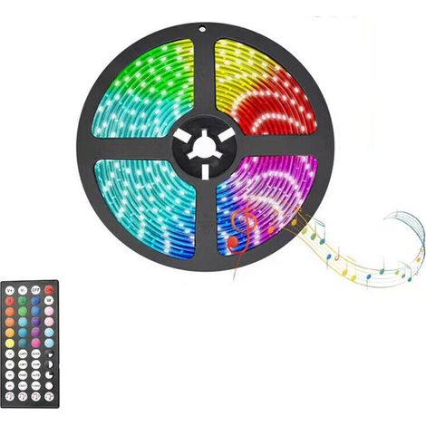 RGB-LED-LICHTSTREIFENMITSPRACHSTEUERUNG,TV,USB,1M,MUSIK,TE-B0445