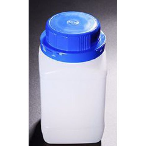 Bouteille de laboratoire, RS PRO, 500ml, en HDPE, à Col Large ( Prix pour Paquet de 10 )