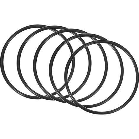 80x72x4mm Nitrile Rubber O-Rings 5 Pieces Round Black (1/5)