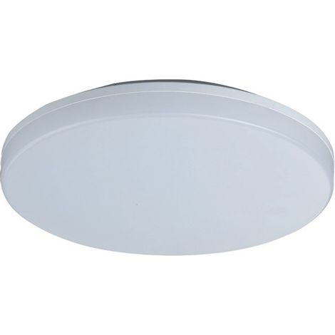Plafón LED redondo "Dalia" (12W 6400K 1200lm) IP54 fabricado en policarbonato color blanco (1/5)
