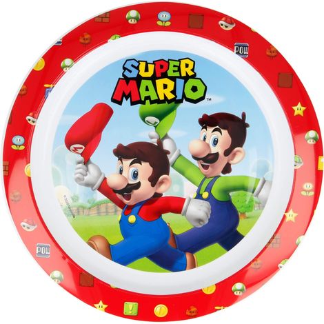 Stor Assiette réutilisable en plastique pour enfant - Passe au micro-ondes (1/2)