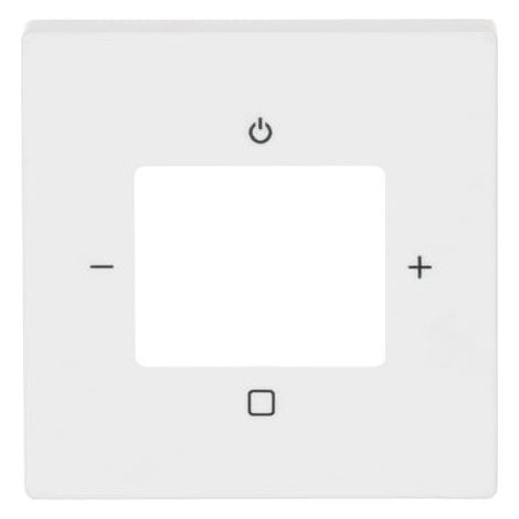 Busch-Jaeger Placa central con impresión Busch-Radio blanco estudio mate - Plataforma 63 (8252-884-101), 2CKA008200A0258