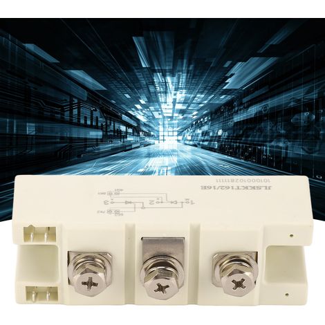 Module thyristor bidirectionnel JLSKKT162/16E, module entièrement contrôlé neuf, module SCR 162A/1600V, module blanc. (1/5)