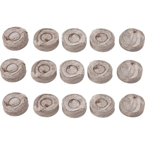 20 Stück 30-mm-Anzuchttöpfe, Erdblöcke für den Garten, Pflanzzubehör für Blumen und Gemüse (1/5)