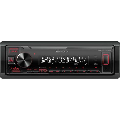 Kenwood KMM-DAB307 récepteur multimédia de voiture Noir 200 W (1/3)