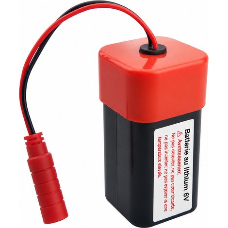 Accessoire urinoir automatique modèle 25 batterie 6V rouge et noir 15 × 15 × 15 cm 800 g – Livraison gratuite