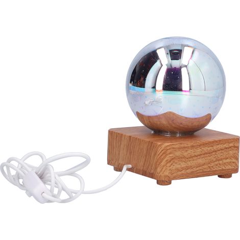 USB-LED-Nachtlicht, RGB-Glaskugelprojektor, RGB-Farbtischlampe mit Warmlicht (1/5)