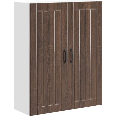 Maison Exclusive - Armadietto a muro LUCCA Rovere Marrone 80 x 31 x 100 cm