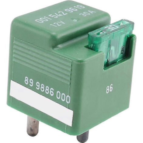 Relais de pompe à carburant 0015429619 avec boîtier ABS, compatible avec Mercedes W124, W201, W202, S202, R129, C126