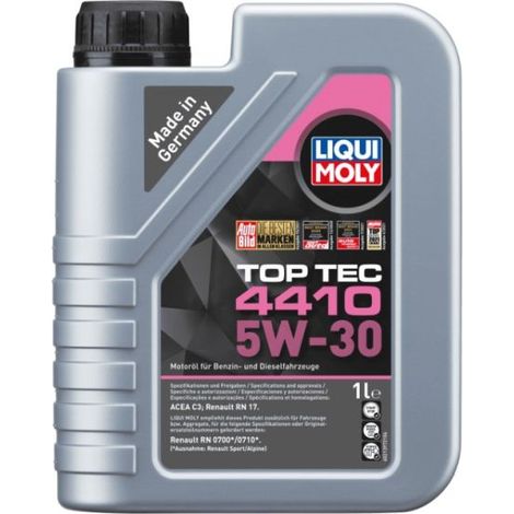 Aceite LIQUI MOLY 5W30 1L TOP TEC 4410/ C3/ RN17