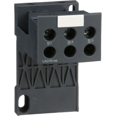 Lad7b106 Schneider - Bornier Pour Profilé 35mm - Pour Lrd01 à D35 Et Lr3d01 à D35 - Tesys Lad7 (1/5)