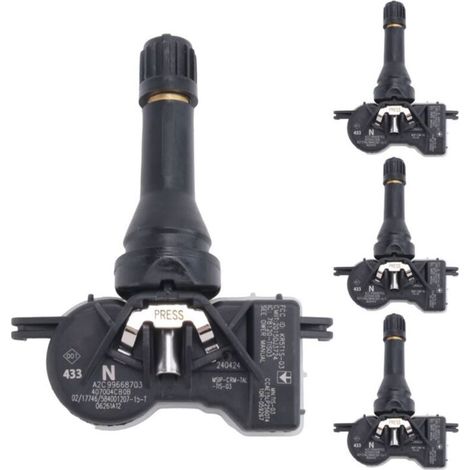 Capteur Pression Pneus 4 Pièces TPMS Compatible J10 J11 NV200 Leaf Juke Note Granta (1/4)