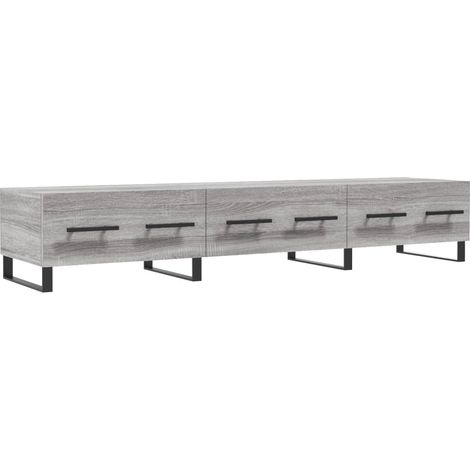Mobile TV multimediale scaffale per televisione televisore buffet sala da pranzo soggiorno camera da letto sonoma 150 x 36 x 30 cm derivati del legno grigio 020028410