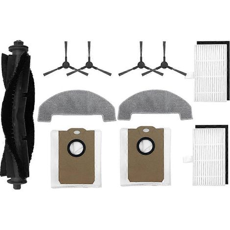 Brosse pour aspirateur Main Brosse Sac à poussière Side Brosse Serpillière Cloth pour MONSGA MS1 MAX Robot Aspirateur Accessoires (1/5)
