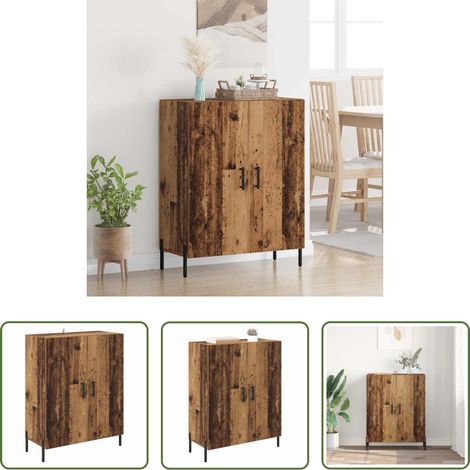 Altholzsideboard - Sideboard Altholz 69,5 x 34 x 90 cm Holzwerkstoff (1/5)