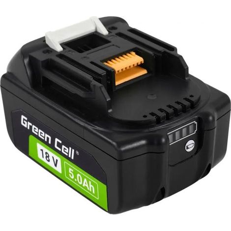 Batería Green Cell BL1850B 5 Ah 18 voltios negra