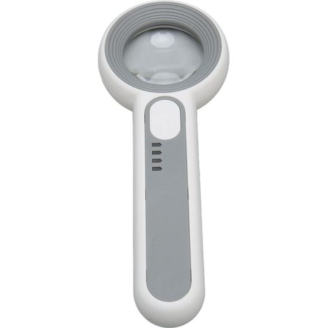 Loupe de poche avec grossissement 11x, bouton tactile, rechargeable, éclairage LED à 3 niveaux convient aux travaux de précision et à la lecture. (1/5)