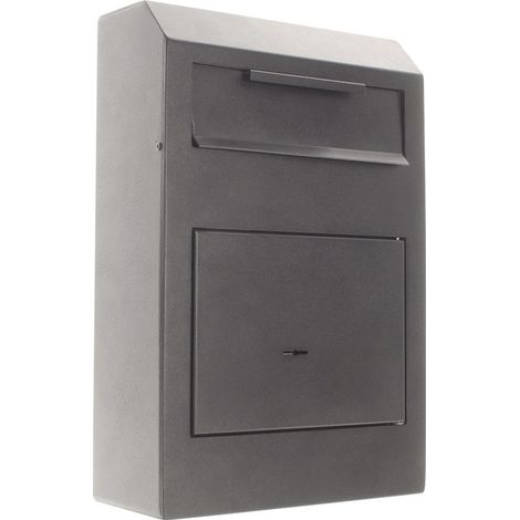 Coffre-fort H380xL250xP115mm 5l 1 porte.1 abattant noir ROTTNER