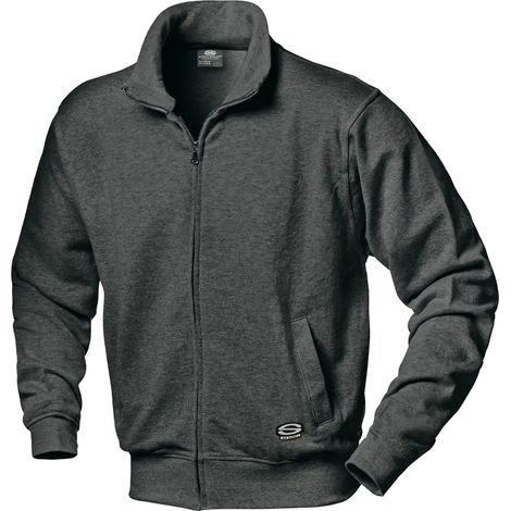 SIR SAFETY SYSTEM OLYMPIC Sweat-shirt de travail zippé en coton gris Taille 3XL