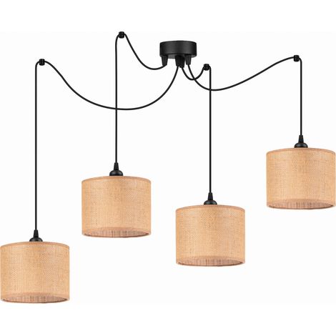 Lampe en jute Tornado PAM4 (1/5)