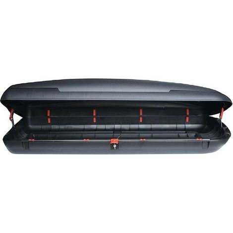 BAULE BAULETTO BOX DA TETTO UNIVERSALE AUTO 480LT PORTA BAGAGLI PACCHI PORTATUTTO VIAGGIO 205