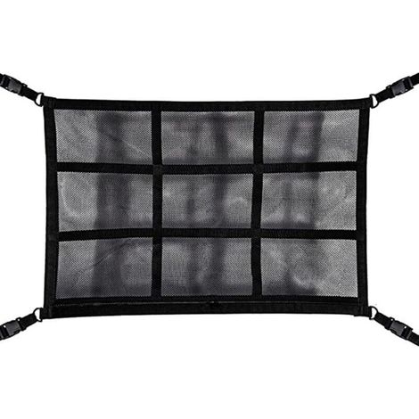 Car roof storage net, double layer, improved load capacity, interior accessories (1/4)