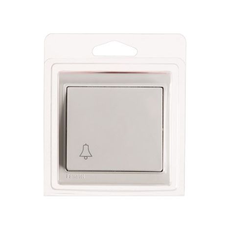 PULSADOR TIMBRE SUPERFICIE 10A BLANCO - 8010.1