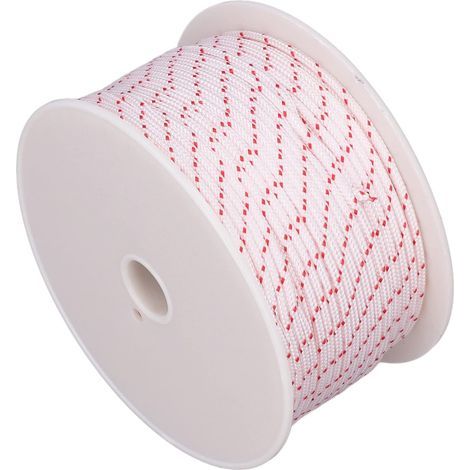 Corde en nylon, corde en nylon tressé réutilisable durable résistant à l'usure pour moteur de tondeuse à gazon(4 mm) (1/5)