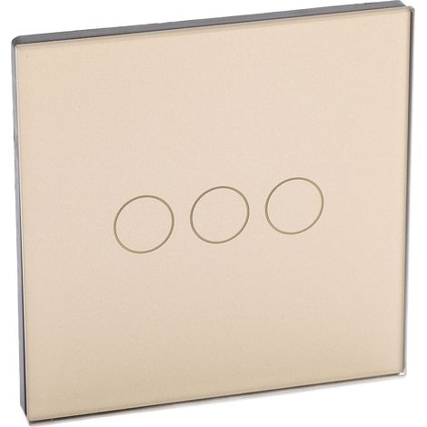 2,4-GHz-WLAN-3-Wege-Touchschalter, 86-Typ-Relais-Fernbedienung, AC 80–260 V, Smart-Home-Steuerung (1/5)