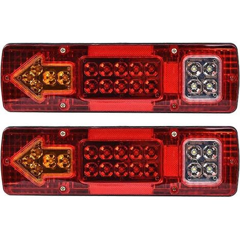 Clignotant, feu de recul, feu stop, feu arrière LED compact extra lumineux pour remorque/camion (1/5)