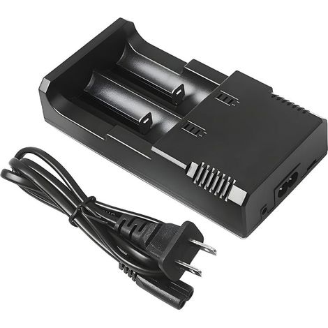YMYNY Chargeur de Batterie 18650 Chargeur Batterie Universel Charge Rapide Intelligente Tête à 2 Fent (1/5)