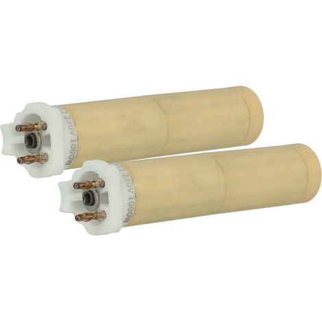 vhbw 2x Heating Element Replacement for Leister 113.412 for Hot Air Welding Gun - 1000 W, Ceramic Heating Core, 1.68 x 7.4 cm