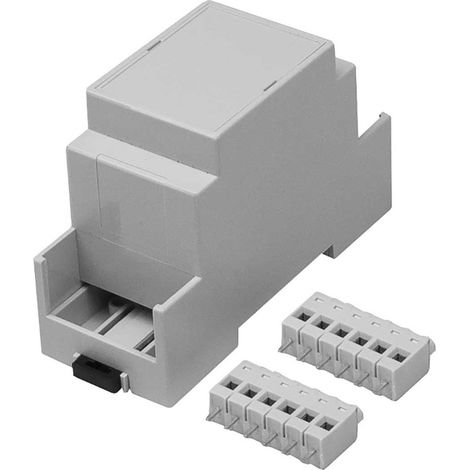Kit de boîtier rail DIN RS PRO Murs/côtés étendus, Dimensions 36 x 90 x 58mm 2 pôles ( Prix pour 1 ) (1/2)